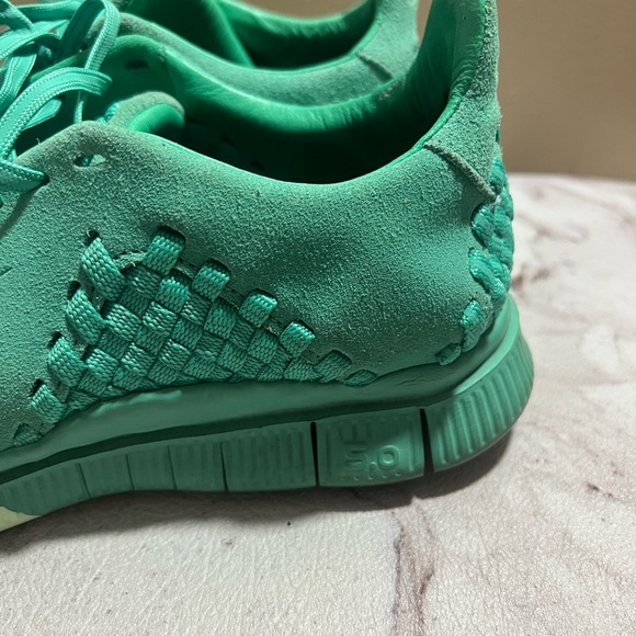 Nike Free Inneva Woven II SP Verde & Vapour Green 9.5 sneakers/trainers/shoes - Picture 5 of 10